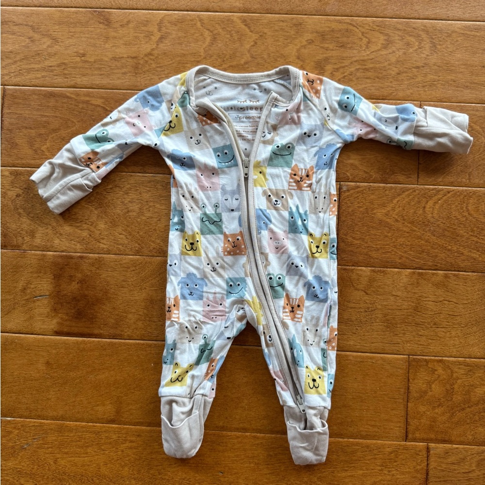 Little Sleepies Animal Print Kids One Piece